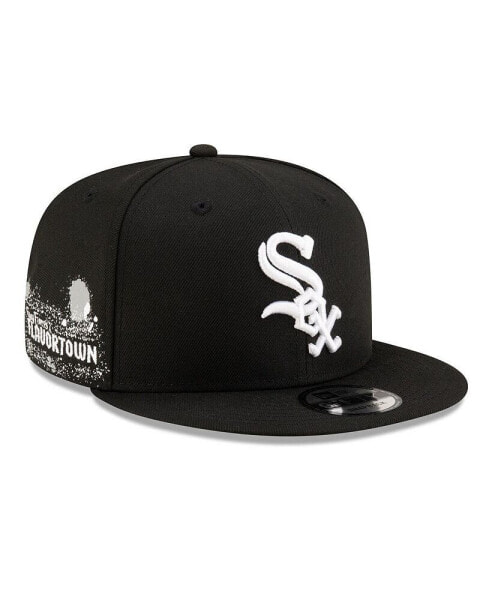 x MLB Men's Black Chicago White Sox 9FIFTY Snapback Hat