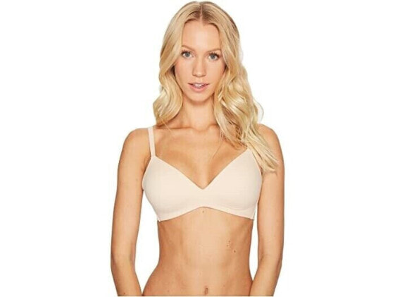 Wacoal 256947 Women's How Perfect Contour Wireless Bra Natural Nude Size 38D