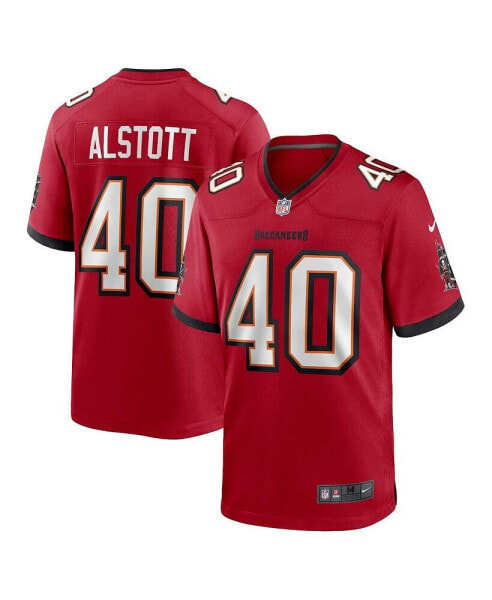 Men's Mike Alstott Red Tampa Bay Buccaneers Retired Player Game Jersey