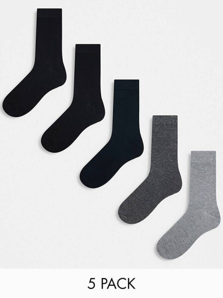 Jack & Jones 5 pack socks in multi