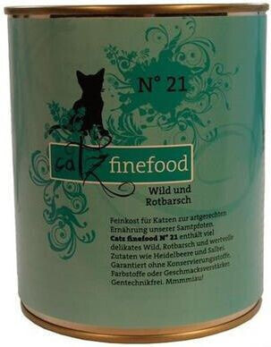 Catz Finefood N.21 Dziczyzna i Karmazyn puszka 800g