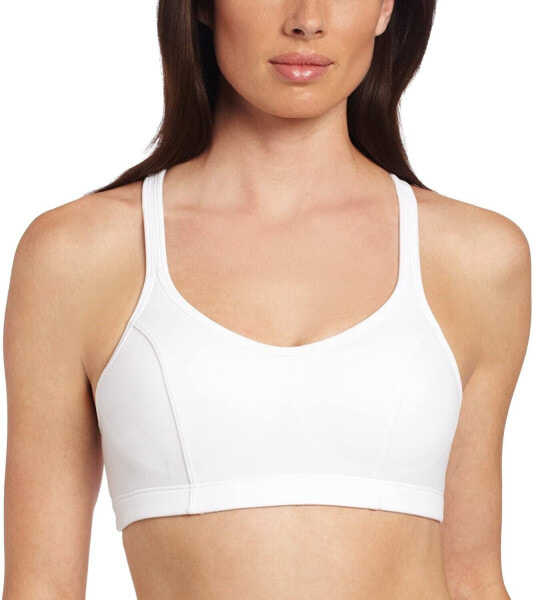 Champion Women's 242749 White Shaped T-Back Sport Bra Underwear Size 34B