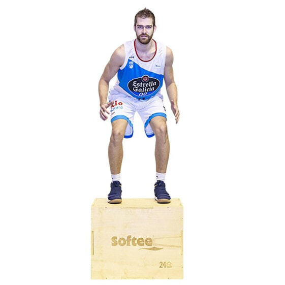 SOFTEE Wooden Plyo Box Block