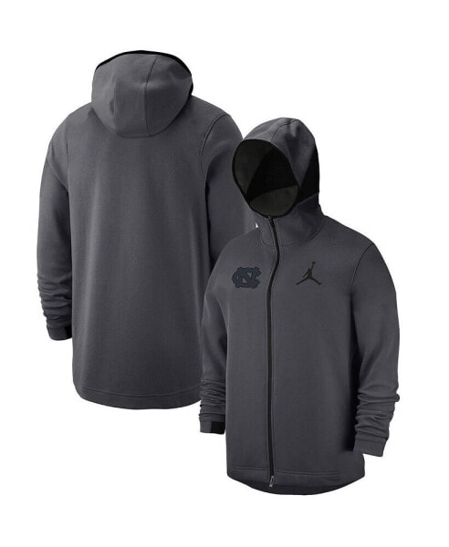 Men's Anthracite North Carolina Tar Heels Tonal Showtime Full-Zip Hoodie Jacket