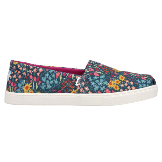 TOMS Alpargata Cupsole Floral Slip On Womens Size 7 B Sneakers Casual Shoes 100