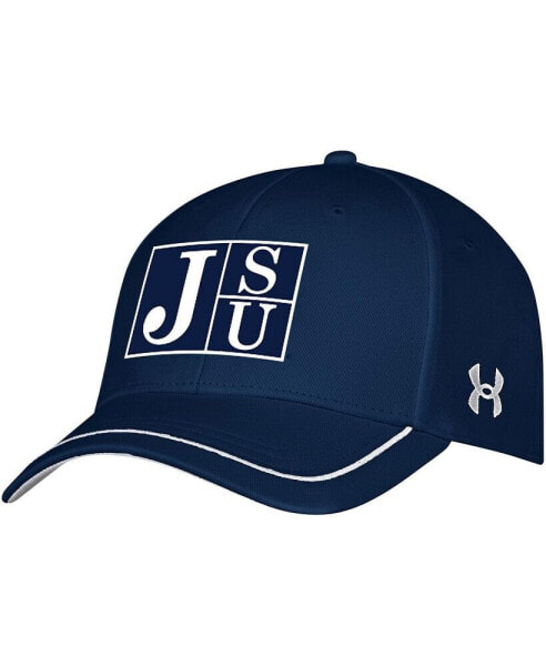 Men's Navy Jackson State Tigers Blitzing Accent Iso-Chill Adjustable Hat