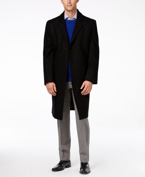 Men Signature Wool-Blend Overcoat