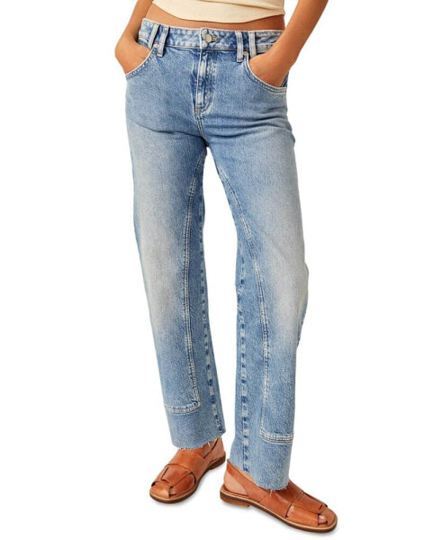 Women's Risk Taker Mid-Rise Straight-Leg Jeans