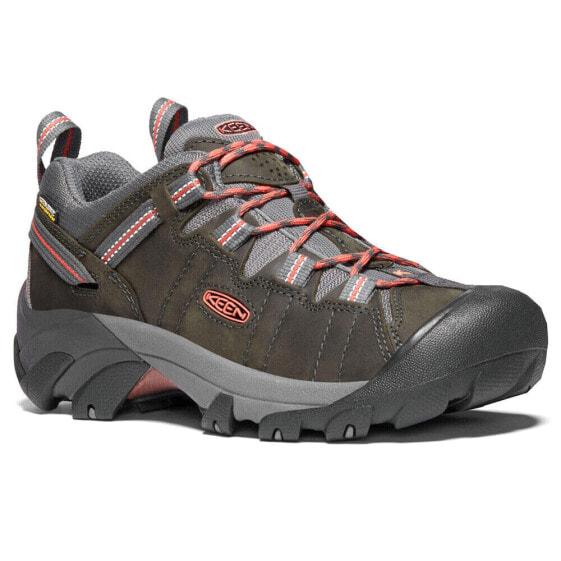 Keen Targhee Ii Waterproof Hiking Womens Grey Sneakers Athletic Shoes 1022815