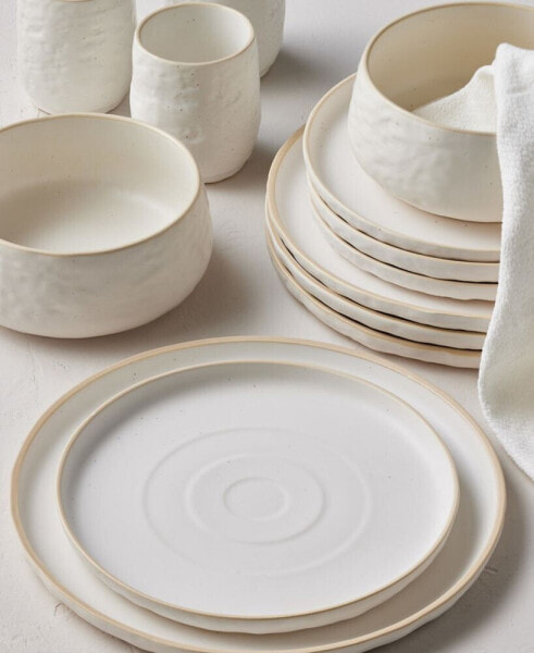 Shosai Stoneware 16 Pc. Dinnerware Set, Service for 4