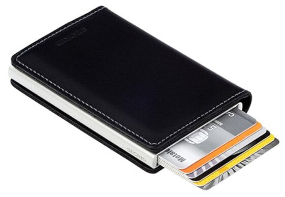 Secrid Slim Wallet Leather Black, RFID Safe Card case SO-BLACK