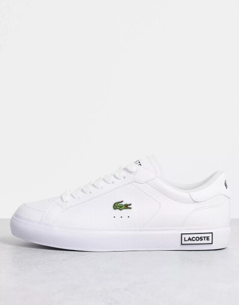 Lacoste Powercourt trainers in white