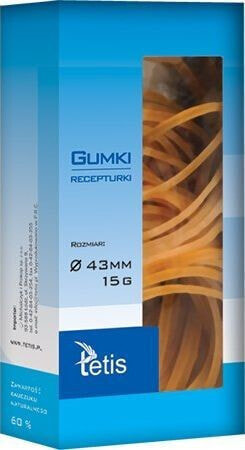 Tetis Gumki recepturki 80mm 50g. TETIS