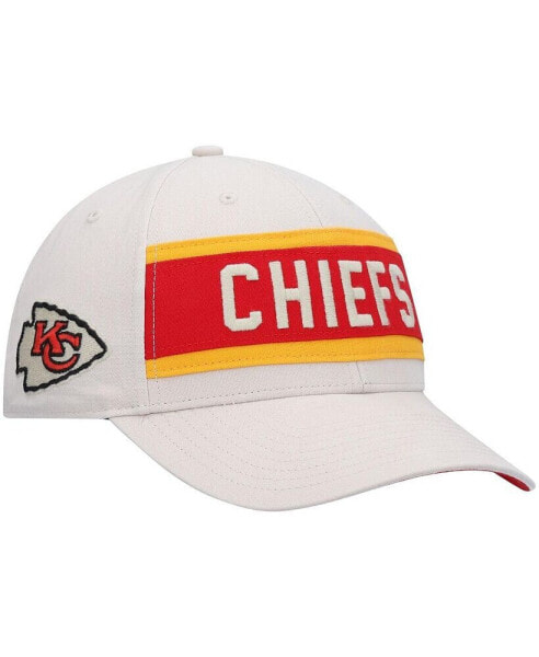 Men's '47 Cream Kansas City Chiefs Crossroad MVP Adjustable Hat