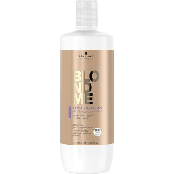 Нейтрализующий цвет шампунь Schwarzkopf Blondme 1 L (1000 ml)