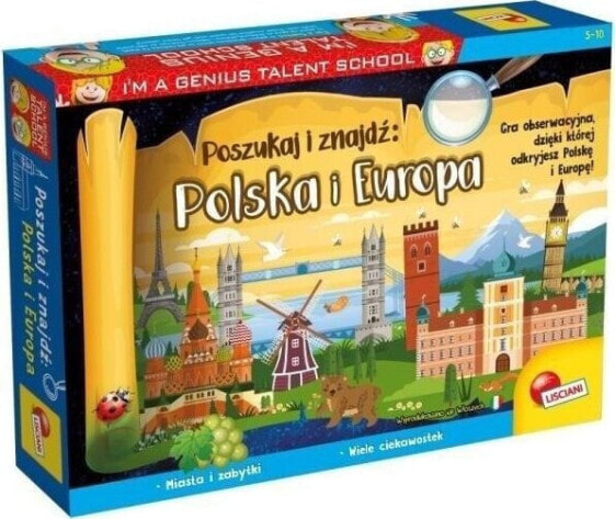 Lisciani I'm Genius Poszukaj Znajdź Polska i Europa