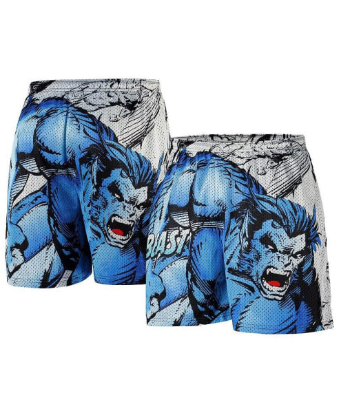 Men's Blue X-Men Beast Retro Shorts