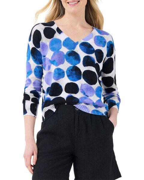 Nic+Zoe Midnight Dot Supersoft Sweater Women's Pl