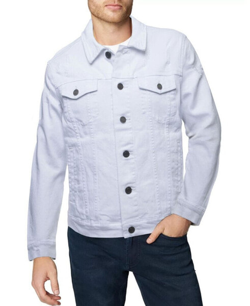 Men's Slim Washed Denim Jacket