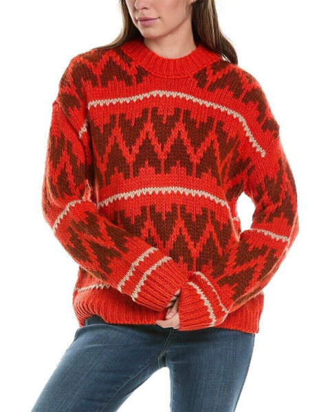 The Great The Folk Wool & Alpaca-Blend Pullover Women's