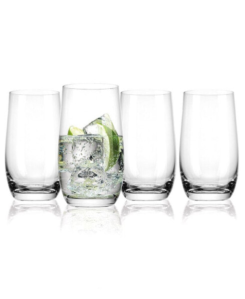 Classic Contemporary Water Glasses, Set of 4