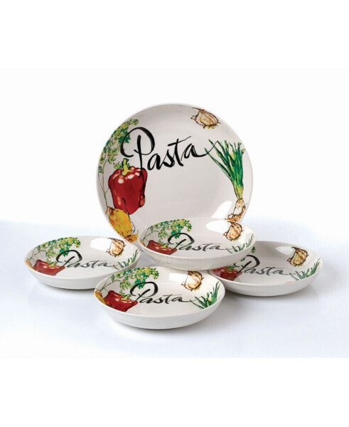 Vegetable Porcelain Pasta by Set of 5