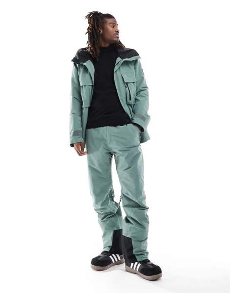 Planks easy rider ski trousers in sage green