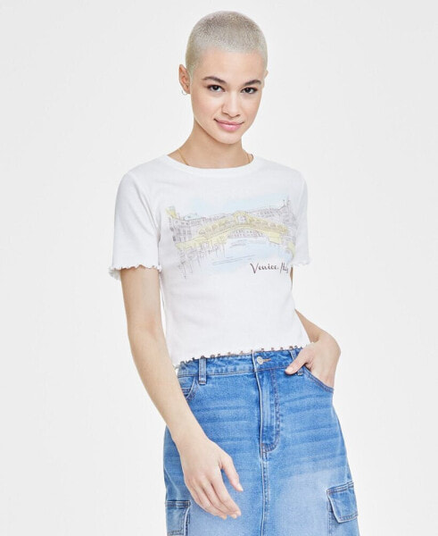 Майка Grayson Threads Venice Crewneck Baby Tee