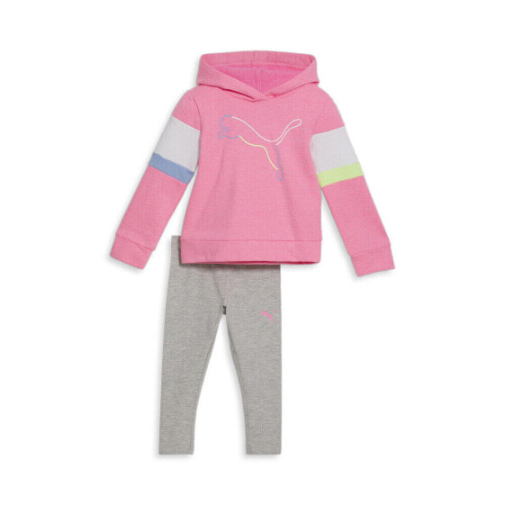 Puma TwoPiece Fleece Hoodie & Leggings Set Toddler Girls Size 2T Casual Tops 85