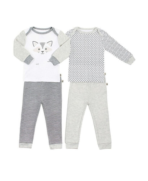 Gertex Dream Infant Girls 4 Piece Mix and Match Pajama Set