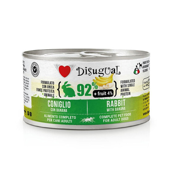 DISUGUAL Fruit Rabbit Banana 12x150g Wet Dog Food