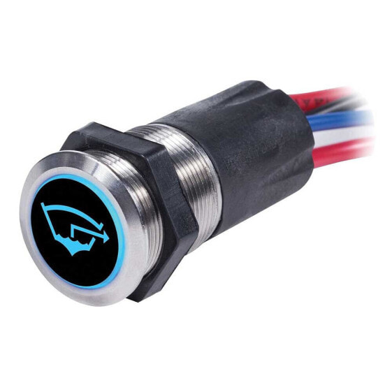 BLUE SEA SYSTEMS Off-(On) Blue-Red LED Switch