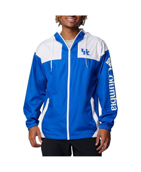 Men's Royal Kentucky Wildcats Flash Challenger Omni-Shade Full-Zip Windbreaker Hoodie Jacket