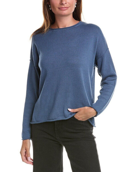 Eileen Fisher Crewneck Boxy Pullover Women's