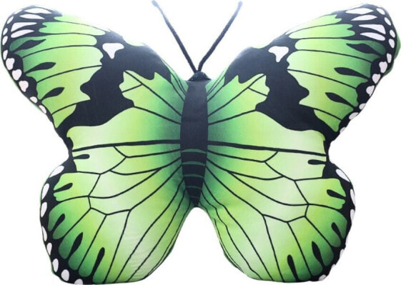 LeanToys Maskotka Pluszowy Motyl Zielony Poduszka 50 x 40 cm