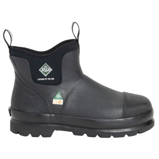 Muck Boot Chore Classic Steel Toe Mens Black Casual Boots CCST-CSA