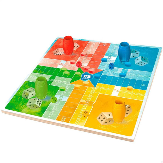 CB GAMES Wooden Ludo And Goose Board Game