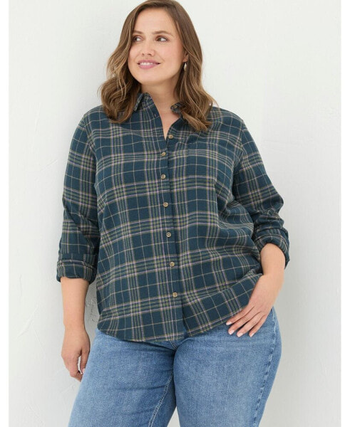 Plus Size Olivia Check Shirt