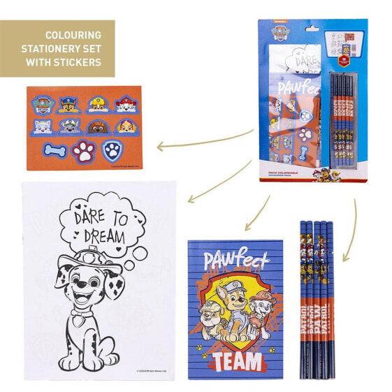 CERDA GROUP Paw Patrol Coloreable Stationery Set