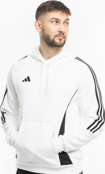 Adidas Bluza męska adidas Tiro 24 Sweat Hooded biała IR7547 L