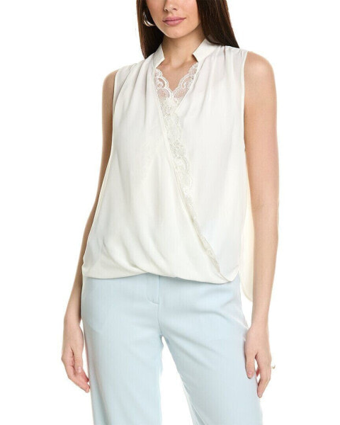 Bcbgmaxazria Woven Blouse Women's White Xs