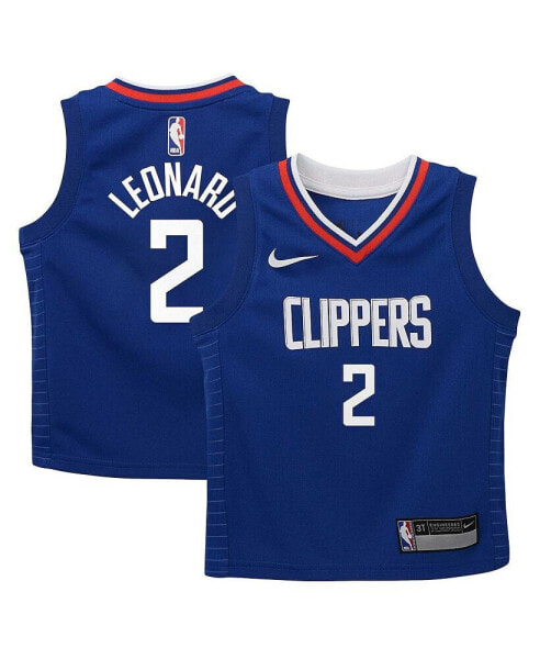 Toddler Boys and Girls Kawhi Leonard Blue LA Clippers Swingman Player Jersey - Icon Edition