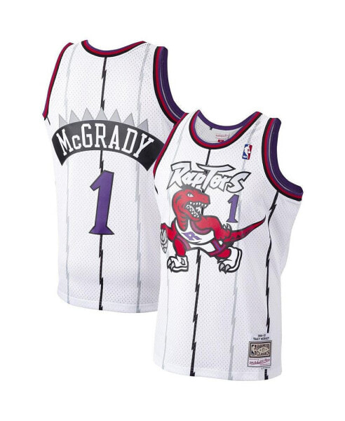 Men's Tracy McGrady White Toronto Raptors 1998-99 Hardwood Classics Swingman Player Jersey