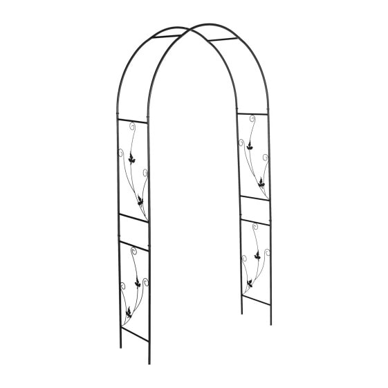 Runder Rosenbogen in Schwarz