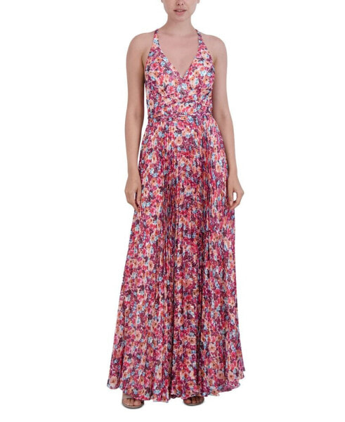 Women's Pleated Maxi Dress