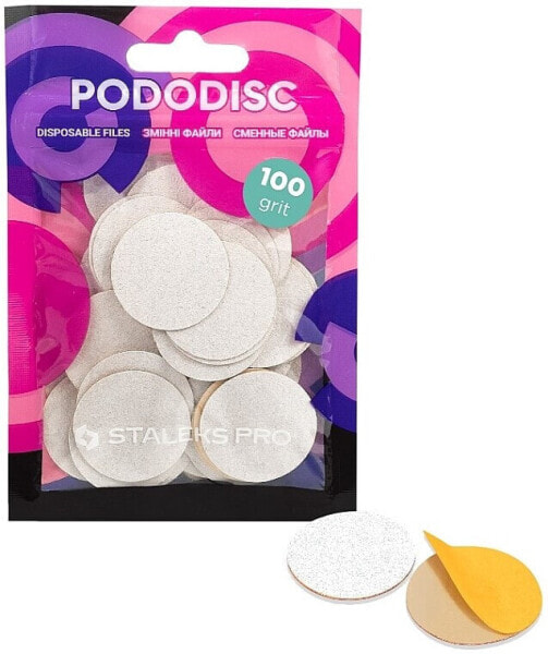 Ersatzscheiben für Pediküre-Disk Pododisc L weiß 100 Körnung 50 St.