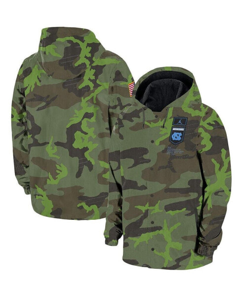 Men's Camo North Carolina Tar Heels Hoodie Full-Snap Jacket