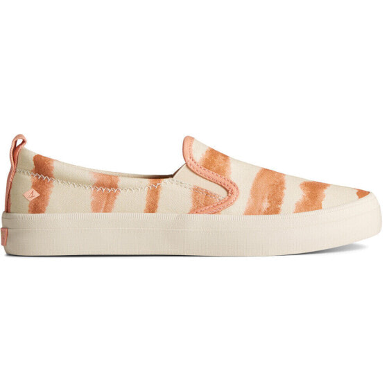 Sperry Crest Tie Dye Slip On Sneaker Womens White Sneakers Casual Shoes STS87487