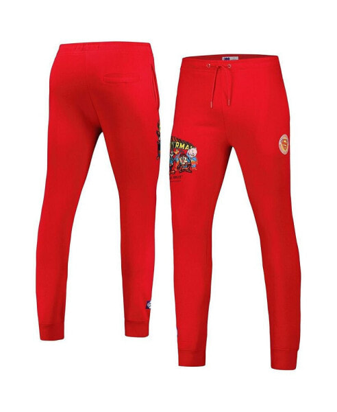 Брюки мужские Freeze Max Red Looney Tunes Superman Fleece Jogger Pants