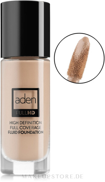 Deckende Fluid Foundation - Aden Cosmetics High Definition Fluid Foundation 05 - Honey